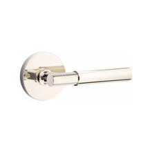 Load image into Gallery viewer, MYLES (MYL) PASSAGE (HALL/CLOSET) LEVER WITH 2-3/8&quot; BACKSET AND 1/4&quot; ROUND FACEPLATE AND STRIKEPLATE
