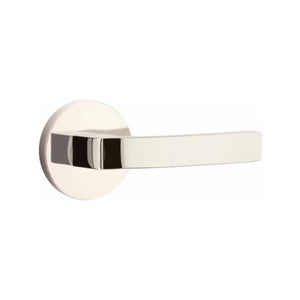 BRESLIN (BRL) PASSAGE (HALL/CLOSET) LEVER WITH 2-3/8" BACKSET AND 1/4" ROUND FACEPLATE AND STRIKEPLATE