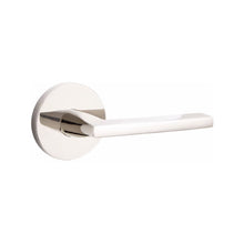 Load image into Gallery viewer, HELIOS (HLO) PASSAGE (HALL/CLOSET) LEVER WITH 2-3/8&quot; BACKSET AND 1/4&quot; ROUND FACEPLATE AND STRIKEPLATE
