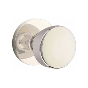 LAURENT (LAU) PASSAGE (HALL/CLOSET) KNOB WITH 2-3/8" BACKSET AND 1/4" ROUND FACEPLATE AND STRIKEPLATE