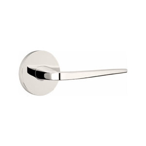 ATHENA (ATN) PASSAGE (HALL/CLOSET) LEVER WITH 2-3/8" BACKSET AND 1/4" ROUND FACEPLATE AND STRIKEPLATE