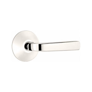 SION (SIO) PRIVACY (BED/BATH) LEVER WITH 2-3/8" BACKSET AND 1/4" ROUND FACEPLATE AND STRIKEPLATE