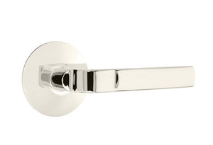 ASTON (AST) PRIVACY (BED/BATH) LEVER WITH 2-3/8" BACKSET AND 1/4" ROUND FACEPLATE AND STRIKEPLATE