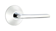 Load image into Gallery viewer, HELIOS (HLO) PRIVACY (BED/BATH) LEVER WITH 2-3/8&quot; BACKSET AND 1/4&quot; ROUND FACEPLATE AND STRIKEPLATE
