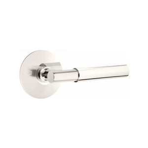 MYLES (MYL) PRIVACY (BED/BATH) LEVER WITH 2-3/8" BACKSET AND 1/4" ROUND FACEPLATE AND STRIKEPLATE