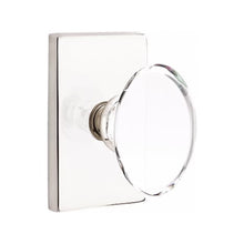 Load image into Gallery viewer, HAMPTON GLASS (HT) DUMMY (PAIR) KNOB WITH MODERN ROSETTE
