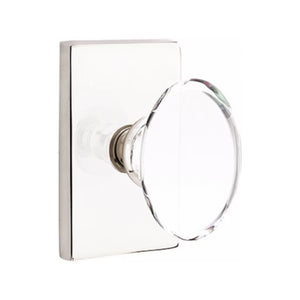 HAMPTON GLASS (HT) DUMMY (PAIR) KNOB WITH MODERN ROSETTE