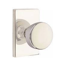 Load image into Gallery viewer, LAURENT (LAU) PRIVACY (BED/BATH) KNOB WITH 2-3/8&quot; BACKSET AND 1/4&quot; ROUND FACEPLATE AND STRIKEPLATE
