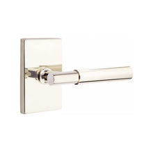 Load image into Gallery viewer, MYLES (MYL) PASSAGE (HALL/CLOSET) LEVER WITH 2-3/8&quot; BACKSET AND 1/4&quot; ROUND FACEPLATE AND STRIKEPLATE
