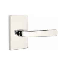 Load image into Gallery viewer, SION (SIO) PASSAGE (HALL/CLOSET) LEVER WITH 2-3/8&quot; BACKSET AND 1/4&quot; ROUND FACEPLATE AND STRIKEPLATE
