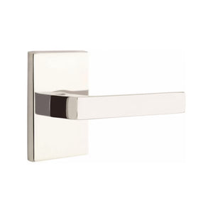 DUMONT (DT) PASSAGE (HALL/CLOSET) LEVER WITH 2-3/8" BACKSET AND 1/4" ROUND FACEPLATE AND STRIKEPLATE