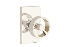 Load image into Gallery viewer, SPOKE (SPK) PRIVACY (BED/BATH) KNOB WITH 2-3/8&quot; BACKSET AND 1/4&quot; ROUND FACEPLATE AND STRIKEPLATE
