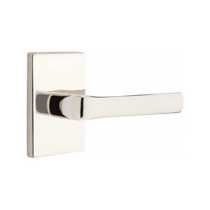 SPENCER (SPN) PASSAGE (HALL/CLOSET) LEVER WITH 2-3/8" BACKSET AND 1/4" ROUND FACEPLATE AND STRIKEPLATE
