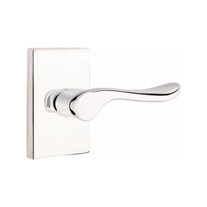 LUZERN (LU) PRIVACY (BED/BATH) LEVER WITH 2-3/8" BACKSET AND 1/4" ROUND FACEPLATE AND STRIKEPLATE