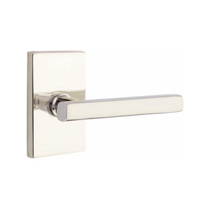 FREESTONE (FRL) PRIVACY (BED/BATH) LEVER WITH 2-3/8" BACKSET AND 1/4" ROUND FACEPLATE AND STRIKEPLATE