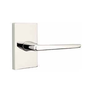 HERMES (HER) PRIVACY (BED/BATH) LEVER WITH 2-3/8" BACKSET AND 1/4" ROUND FACEPLATE AND STRIKEPLATE