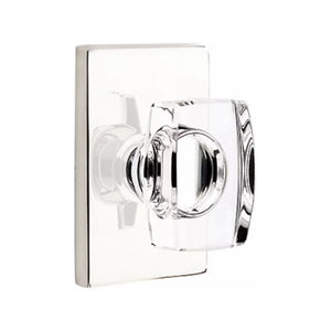 WINDSOR GLASS (WS) DUMMY (PAIR) KNOB WITH MODERN ROSETTE