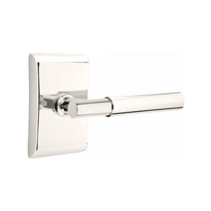 MYLES (MYL) PASSAGE (HALL/CLOSET) LEVER WITH 2-3/8" BACKSET AND 1/4" ROUND FACEPLATE AND STRIKEPLATE