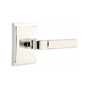 ASTON (AST) PRIVACY (BED/BATH) LEVER WITH 2-3/8" BACKSET AND 1/4" ROUND FACEPLATE AND STRIKEPLATE