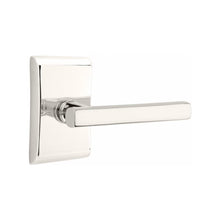 Load image into Gallery viewer, ARES POLISHED NICKEL (US14) HANDLESET DUMMY [4807] W/ 2-3/8&quot; BACKSET AND 1/4&quot; ROUND FACEPLATE AND STRIKEPLATE W/ INTERIOR LEVER
