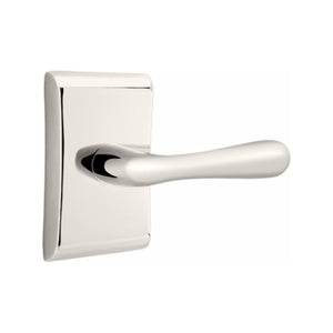 BASEL (BA) PRIVACY (BED/BATH) LEVER WITH 2-3/8" BACKSET AND 1/4" ROUND FACEPLATE AND STRIKEPLATE