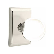 Load image into Gallery viewer, BRISTOL GLASS (BL) DUMMY (PAIR) KNOB WITH MODERN ROSETTE
