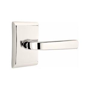 SION (SIO) PRIVACY (BED/BATH) LEVER WITH 2-3/8" BACKSET AND 1/4" ROUND FACEPLATE AND STRIKEPLATE