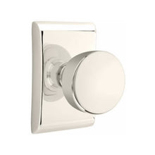 Load image into Gallery viewer, ARES POLISHED NICKEL (US14) HANDLESET DUMMY [4807] W/ 2-3/8&quot; BACKSET AND 1/4&quot; ROUND FACEPLATE AND STRIKEPLATE W/ INTERIOR KNOB
