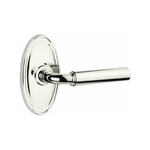 MANNING (MNG) PASSAGE (HALL/CLOSET) LEVER WITH 2-3/8" BACKSET AND 1/4" ROUND FACEPLATE AND STRIKEPLATE
