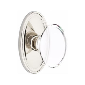 HAMPTON GLASS (HT) DUMMY (PAIR) KNOB WITH TRADITIONAL ROSETTE