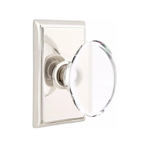 HAMPTON GLASS (HT) DUMMY (PAIR) KNOB WITH TRADITIONAL ROSETTE