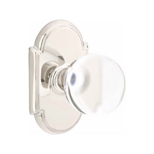 BRISTOL GLASS (BL) DUMMY (PAIR) KNOB WITH TRADITIONAL ROSETTE