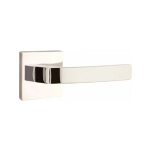 BRESLIN (BRL) PRIVACY (BED/BATH) LEVER WITH 2-3/8" BACKSET AND 1/4" ROUND FACEPLATE AND STRIKEPLATE