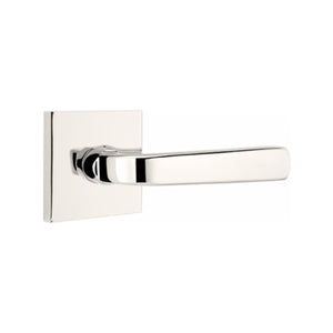 SION (SIO) PASSAGE (HALL/CLOSET) LEVER WITH 2-3/8" BACKSET AND 1/4" ROUND FACEPLATE AND STRIKEPLATE
