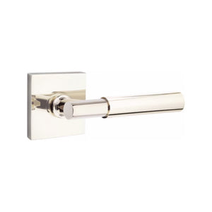 MYLES (MYL) PRIVACY (BED/BATH) LEVER WITH 2-3/8" BACKSET AND 1/4" ROUND FACEPLATE AND STRIKEPLATE