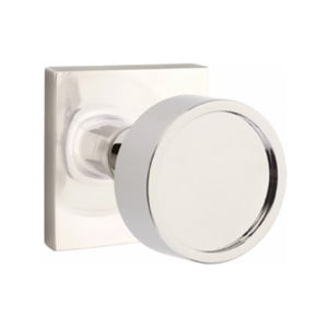 VERVE (VR) PASSAGE (HALL/CLOSET) KNOB WITH 2-3/8" BACKSET AND 1/4" ROUND FACEPLATE AND STRIKEPLATE