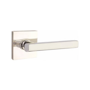 FREESTONE (FRL) PRIVACY (BED/BATH) LEVER WITH 2-3/8" BACKSET AND 1/4" ROUND FACEPLATE AND STRIKEPLATE