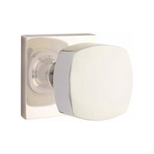 Load image into Gallery viewer, BADEN POLISHED NICKEL (US14) HANDLESET DUMMY [4810] W/ 2-3/8&quot; BACKSET AND 1/4&quot; ROUND FACEPLATE AND STRIKEPLATE W/ INTERIOR KNOB
