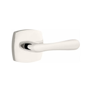 BASEL (BA) PRIVACY (BED/BATH) LEVER WITH 2-3/8" BACKSET AND 1/4" ROUND FACEPLATE AND STRIKEPLATE