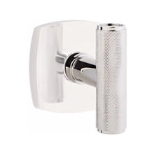 Load image into Gallery viewer, THE ACE KNURLED (ACEKN) PRIVACY (BED/BATH) KNOB WITH 2-3/8&quot; BACKSET AND 1/4&quot; ROUND FACEPLATE AND STRIKEPLATE
