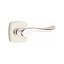 Load image into Gallery viewer, LUZERN (LU) PRIVACY (BED/BATH) LEVER WITH 2-3/8&quot; BACKSET AND 1/4&quot; ROUND FACEPLATE AND STRIKEPLATE
