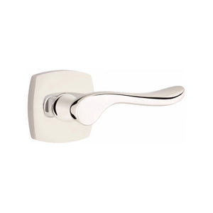 LUZERN (LU) PRIVACY (BED/BATH) LEVER WITH 2-3/8" BACKSET AND 1/4" ROUND FACEPLATE AND STRIKEPLATE