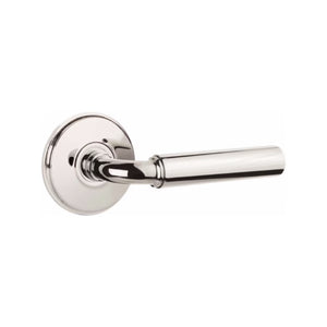MANNING (MNG) PASSAGE (HALL/CLOSET) LEVER WITH 2-3/8" BACKSET AND 1/4" ROUND FACEPLATE AND STRIKEPLATE