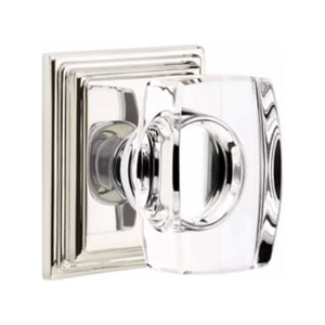 WINDSOR GLASS (WS) DUMMY (PAIR) KNOB WITH TRADITIONAL ROSETTE