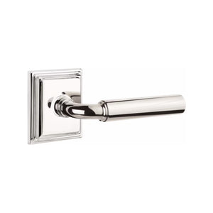 MANNING (MNG) PASSAGE (HALL/CLOSET) LEVER WITH 2-3/8" BACKSET AND 1/4" ROUND FACEPLATE AND STRIKEPLATE