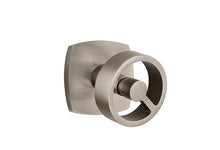 Load image into Gallery viewer, SPOKE (SPK) PRIVACY (BED/BATH) KNOB WITH 2-3/8&quot; BACKSET AND 1/4&quot; ROUND FACEPLATE AND STRIKEPLATE
