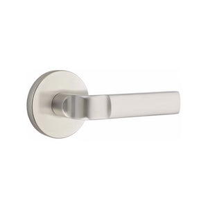 ASTON (AST) PRIVACY (BED/BATH) LEVER WITH 2-3/8" BACKSET AND 1/4" ROUND FACEPLATE AND STRIKEPLATE