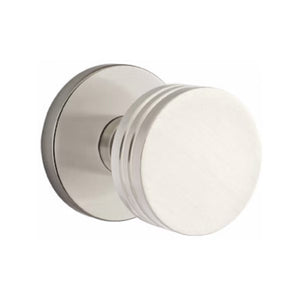BERN (BN) PRIVACY (BED/BATH) KNOB WITH 2-3/8" BACKSET AND 1/4" ROUND FACEPLATE AND STRIKEPLATE