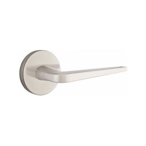 ATHENA (ATN) PRIVACY (BED/BATH) LEVER WITH 2-3/8" BACKSET AND 1/4" ROUND FACEPLATE AND STRIKEPLATE