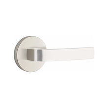 Load image into Gallery viewer, BRESLIN (BRL) PASSAGE (HALL/CLOSET) LEVER WITH 2-3/8&quot; BACKSET AND 1/4&quot; ROUND FACEPLATE AND STRIKEPLATE
